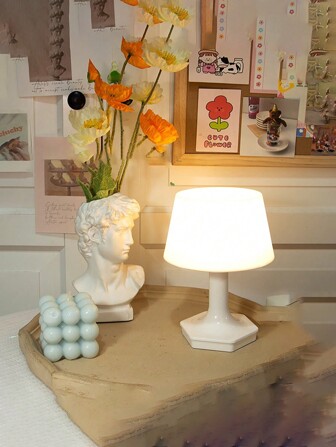 USB Rechargeable Dimmable LED Desk Lamp With Ambient Night Light