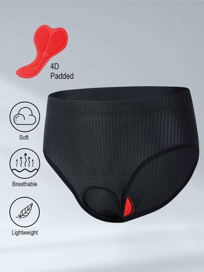 BEROY Women's Cycling Underwear Padded Bike Shorts Mesh Biking Padding Briefs Spin Biker Riding Liner