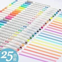 Set Of Mildliner Highlighters Double-Tip Text Markers 25 Pcs - White - View 3