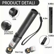 Usb Charging 6in1 Pattern Green Laser Pointer 5000mw - 1 PCS - View 5
