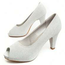 Montevita UNNE75 COMFORTABLE HEEL SHOE - Silver - View 1