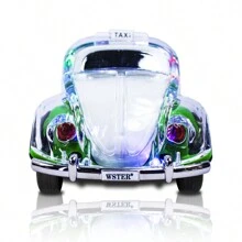 Bocina Altavoz Vintage Diseño De Vocho - Verde - Ver 3