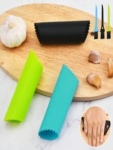 1入組矽膠大蒜削皮器 - 彩色 - 查看 6