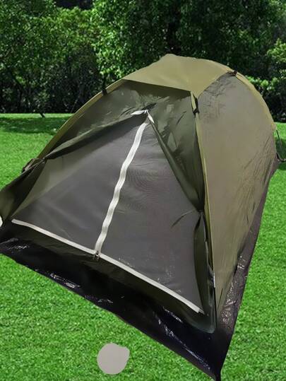 1 pieza Tienda portátil de gran tamaño para campamento al aire libre, senderismo, a prueba de agua y con protección UV