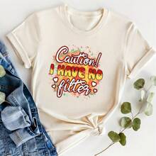 1/2/3pcs Interesting Satirical Quote Print, Ironed Hot Transfer Sticker, Washable Transfer Design For T-Shirts, Jeans, Hoodies And Backpacks