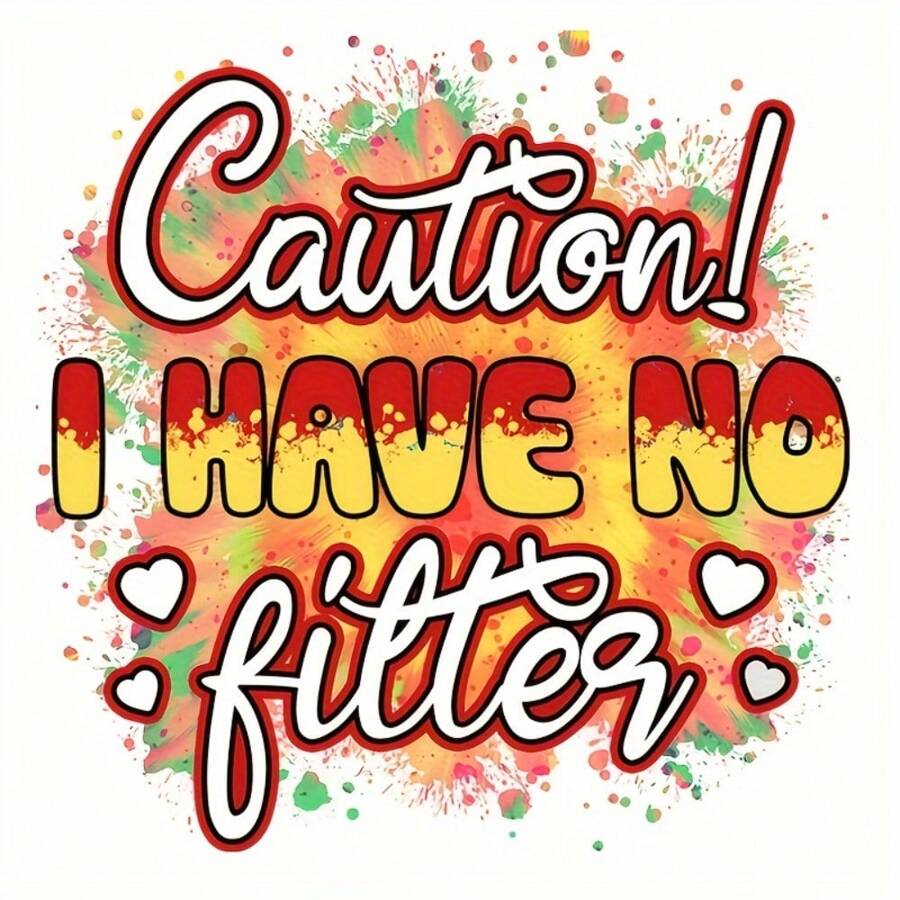 1/2/3pcs Interesting Satirical Quote Print, Ironed Hot Transfer Sticker, Washable Transfer Design For T-Shirts, Jeans, Hoodies And Backpacks