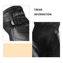 Winter Warm Gloves, Thermal Insulation Windproof Ski Cycling Riding Motorcycle Gloves For Men And Women - Black - View 4