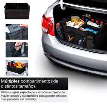 Vmingo Organizador de Cajuela Maletero Plegable Almacenamiento Multiple con Compartimiento Exterior Interior Impermeable SUV Auto Carro Vmingo Mexico