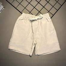Kit 2 Children's Shorts Mauricinho Linen Boy Bermuda Premium Quality - Nhiều màu - Xem 5