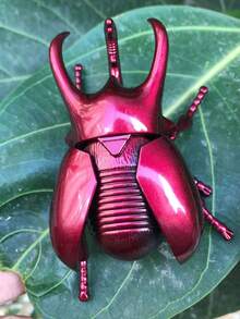 1 件装发条机械假战斗甲虫昆虫模型 - 彩色 - 查看 3