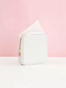 1个卫生巾收纳袋，便携大容量，简约风格，可收纳卫生巾、护垫和卫生棉条，女生必备，外出携带非常方便 - 彩色 - 查看 5