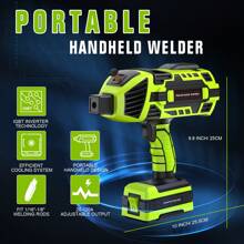 110V 120Amp Welding Machine Handheld Portable ARC Welder Gun Hand Held Welder Machine With Digital Display IGBT Inverter 6 Variable Current Adjustment For 1/16''-1/8'' Welding Rods - Xem 4