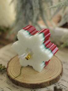 圣诞雪花香薰蜡烛，大气雪花造型香味，适合送人圣诞礼物 - 彩色 - 查看 7