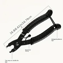Bicycle Chain Magic Link Remover Tool, Quick Connecting Plier, Disassembly & Installation 2-In-1 Quick Release Link Breaker - Black - View 3