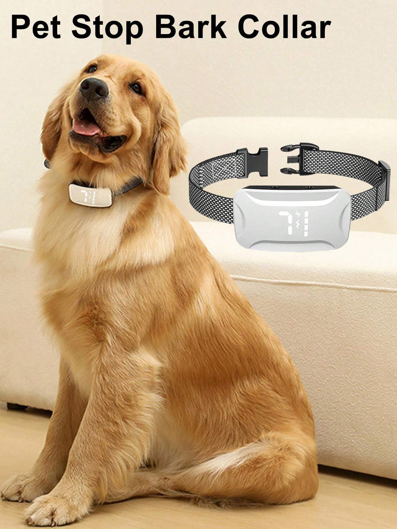 Nouveau collier antiaboiement intelligent pour animaux de compagnie, autonomie extrêmement