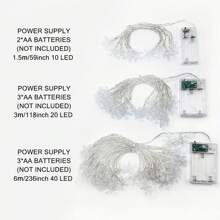 1 Peça Luz de Cordão de Floco de Neve de Natal de 1,5 m/4,92 pés, 3 m/9,84 pés ou 6 m/19,69 pés, LED de 3 cores (quente, branco, colorido), cria ambiente romântico, adequado para uso interno, externo, quarto, jardim, barraca, parapeito de janela, casamento, Natal, festa, decoração, decoração de quarto, decoração de Natal, iluminação de Natal, decoração de quarto, decoração de casa, decoração de festa, decoração de feriados, festival de Natal, presente de Natal, decoração de árvore de Natal, enfeites