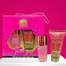 Perfume Set Duo Lotion And Cream BODY PHILOSOPHY Beauty Kiss Perfume Spray 2 Units Woman - ROSE PETALS - View 1