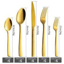 Stainless Steel Cutlery Set. 30 Piece Cutlery - Silver - View 2