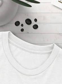 SMILE Premium Men's T-Shirt 100% Cotton - Immediate Shipping - 白色 - 查看 6