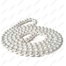 Collar Perlas Charleston Accesorio Vintage Disfraz - Marfil - Ver 10