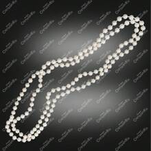 Collar Perlas Charleston Accesorio Vintage Disfraz - Marfil - Ver 9