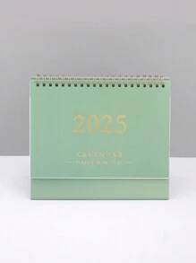 1 Pc Desk Calendar 2026 - Compact Vertical Flip Design, Durable Metal Ring Binding, Clear Monthly Layout - Simple And Fresh Calendar, Perfect For Home Office Or School Organization, Sophisticated Desk Calendar