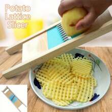 Stainless Steel Vegetable And Fruit Slicing Tools Potato Lattice Salad Tools Creative Kitchen Utensils