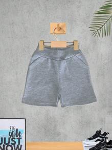 Gray Children's Set B Game Boy T-Shirt And Bermuda Shorts Children's Clothing Male Summer - 黑色 - 查看 3