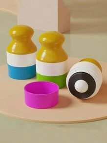 1 szt. 100 ml aplikator do kremu przeciwsłonecznego, zestaw pędzli do kremu przeciwsłonecznego Buddy z nasadkami ochronnymi, aplikator do kremu przeciwsłonecznego, aplikator do wałka z kremem przeciwsłonecznym do wielokrotnego napełniania dla dorosłych, niezbędne rzeczy do podróży, artykuły szkolne, artykuły szkolne, wakacje, kemping, niezbędne rzeczy na wakacje, akcesoria wakacyjne, mini - Wielokolorowe - Zobacz 6