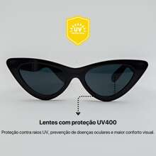 Kit 10 Óculos Escuro MADU Gatinho com Frases Divertidas, Proteção UV, para Festa, Balada, Casamento