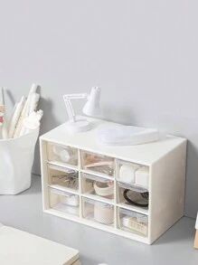 1入組多格文具收納盒 - 白色 - 查看 1