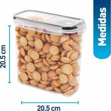Kitchen Cereal Containers Storage - 4 Packs Cereal Dispenser Airtight Food Storage Containers  Pantry Organization And Storage, Canister For Flour & Sugar 1 Marker 10 Labels - Multicolor - View 3
