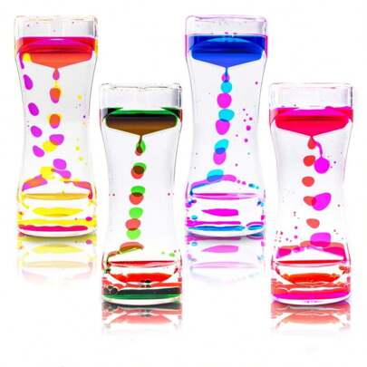 1pc Vibrant Multicolor Liquid Motion Sensory Toy, Suitable For Fidget Toy, Activity, Desktop Decor, Creative Gifts, Party Favors