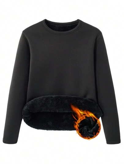 Camiseta deportiva para mujer con acolchado, térmica y gruesa para otoño e invierno, camiseta inferior cálida y cómoda