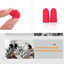 1 par de tapones para los oídos, tapones para dormir antirruido, superaislantes, para dormitorios de estudiantes, tapones para cancelar ronquidos - Multicolor - Ver 3