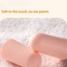 1 par de tapones para los oídos, tapones para dormir antirruido, superaislantes, para dormitorios de estudiantes, tapones para cancelar ronquidos - Multicolor - Ver 5