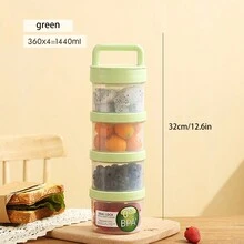 1pc Keep Fit Salad Meal Cup, Single/Double Layered Salad Container For Lunch, Portable Fruit And Vegetable Salad Cups Container With Fork & Salad Dressing Holder