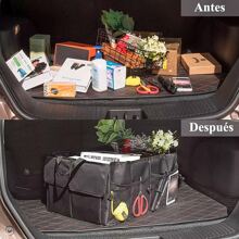 Vmingo Organizador de Cajuela Maletero Plegable Almacenamiento Multiple con Compartimiento Exterior Interior Impermeable SUV Auto Carro Vmingo Mexico