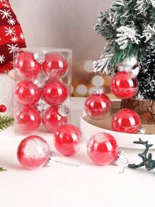 6 quả bóng treo trang trí Giáng sinh 6/8cm, bóng PET trong suốt, bóng trang trí tiệc Giáng sinh, cho cây thông Noel, nhà, trong nhà, ngoài trời, trung tâm thương mại, khách sạn, quán cà phê, nhà hàng, đồ trang trí treo, bộ hộp quà Giáng sinh, quà tặng, Giáng sinh, trang trí ngày lễ bóng Giáng sinh trang trí nhà sinh nhật đồ trang trí Giáng sinh trang trí phòng - Nhiều màu - Xem 14