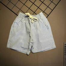 Kit 2 Children's Shorts Mauricinho Linen Boy Bermuda Premium Quality - Nhiều màu - Xem 6