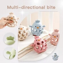 1pc Baby Teething Stick, Teething Toy, Anti-Biting Tool, Boilable, Suitable For 0-6 Months Oral Development Stage
