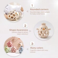 1pc Baby Teething Stick, Teething Toy, Anti-Biting Tool, Boilable, Suitable For 0-6 Months Oral Development Stage