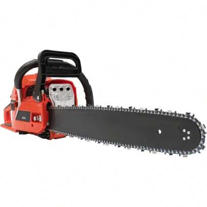  ZhdnBhnos LINSIE Gas Chainsaw 52CC Gas Powered Chain Saw 20 Inch Handheld Cordless Petrol Chainsaws 2-Cycle Gasoline Powered Chain Saws For Trees Wood Cutting (Red&Black 52CC 20 Inch) The Best Gift/Present For Family&Friends Happy Christmas