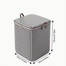 Caja de almacenamiento con diseño de panal de mil pájaros, bolsa de almacenamiento para mantas, contenedor de almacenamiento con asa, caja de almacenamiento para armario