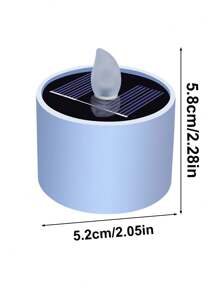 Solar Powered Waterproof LED Candle Light, Decorative Household Item - Multicolor - View 3