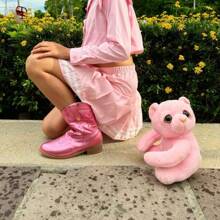 Botas vaqueras para niñas - Rosa Fucsia - Ver 5