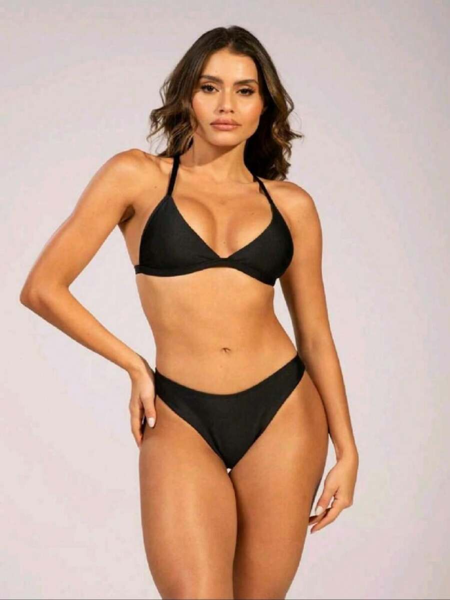 GLIDING BIKINI WITH PADDED SUMMER - màu đen - Xem 1