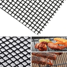 Teflon Barbecue Grill Mat Non-Stick Barbecue Mesh Offer - 黑色 - 查看 3