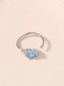 KARYOKO 5Pcs/1pc 20G Nose Rings Hoops For Women White Blue CZ Cartilage Nose Hoop Rings Cute Heart Flower Nose Piercing Jewelry Silver Gold Nose Rings Valentines - Nose Ring - View 15