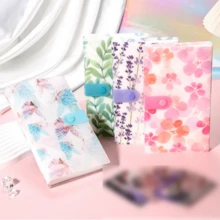 优惠券卡片活页夹账单活页夹，适用于家庭、情侣、名片，240 张卡片大容量，高清透明口袋，易于使用，优质材料，4 种颜色可选 - 彩色 - 查看 2